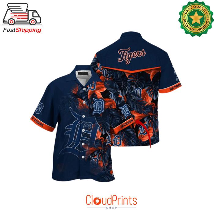 Detroit Tigers MLB Summer Custom Aloha Hawaiian Shirt