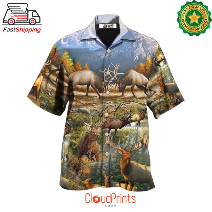 Hunting Love Life Style Mountain Hawaiian Shirt